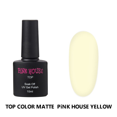 Pink House Color Топ yellow matte 10 мл