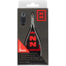 Кусачки для кутикулы Nippon Nippers (N-04-5) Лезвие 5 мм. Двойная пружина. Матовые