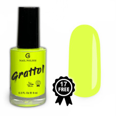 Grattol GPHF01 Color Nail Polish Crazy Yellow
