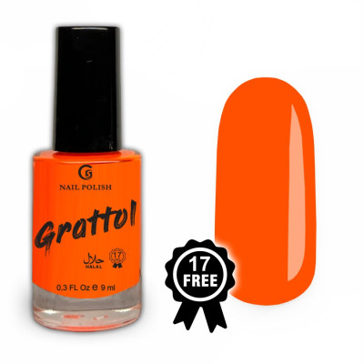 Grattol GPHF02 Color Nail Polish Maniac Orange