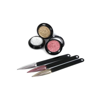 Втирка Pink House Магдалена прессованная серебро ##25