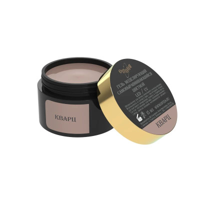  Гель ОПЦИЯ Моделирующий самовыравнивающийся "КВАРЦ" 15мл (арт.39014)