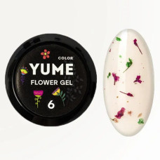 Гель YUME COLOR Flower № 6, 5 гр