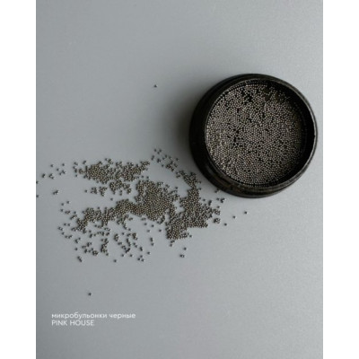 Бульонки Pink House черные микро