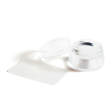 TNL Штамп для стемпинга большой плоский (прозрачный)