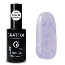 Grattol Rubber Base Glitter 23