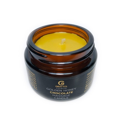 Grattol Свеча Premium Massage Candle Golden Honey Chocolate 30мл