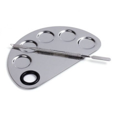 Палитра металлическая маленькая в ассорт.