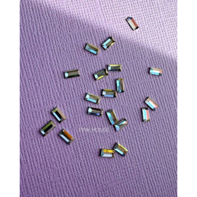 Pink House Стразы "сваровски" ПРЯМОУГОЛЬНИК 20 шт