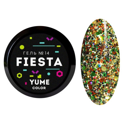 Гель-лак YUME COLOR FIESTA 14, 5 гр