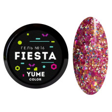 Гель-лак YUME COLOR FIESTA 16, 5 гр