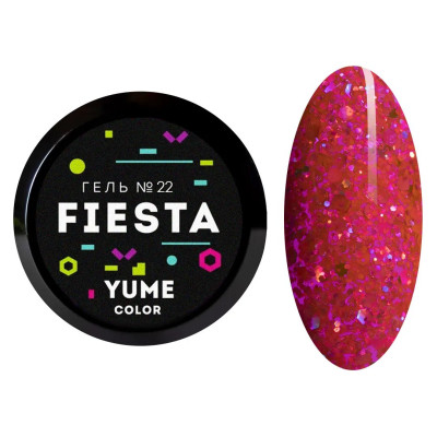 Гель-лак YUME COLOR FIESTA 22, 5 гр
