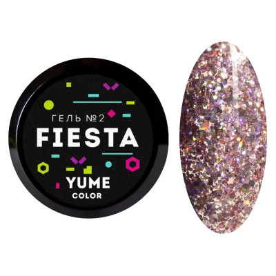 Гель-лак YUME COLOR FIESTA 02, 5 гр