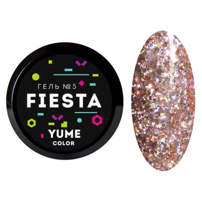 Гель-лак YUME COLOR FIESTA 05, 5 гр