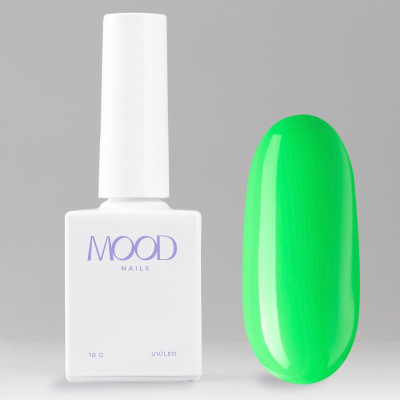 Гель-лак MOODNAIL Neon Green, 10г