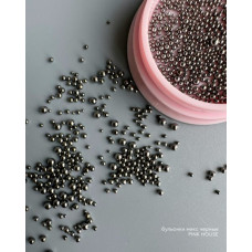 Бульонки Pink House Черные микс размеров