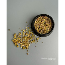 Бульонки Pink House Золото микс размеров