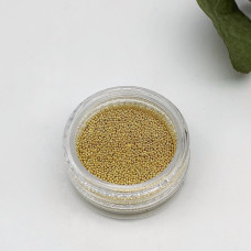 Roche Nail Металлические бульонки банка, золото 0,6мм