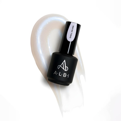 ALBI LIQUID POLYGEL SHELL Silver, 15 мл