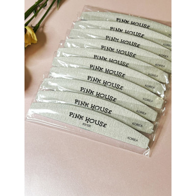 Пилка Pink House лодка 80/100 в индив. уп.