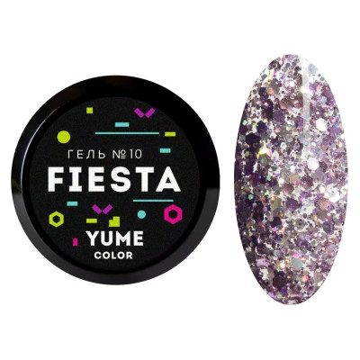 Гель-лак YUME COLOR FIESTA 10, 5 гр