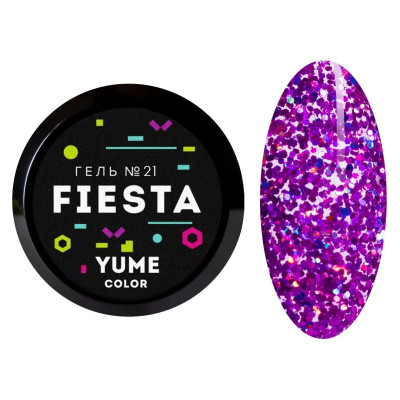 Гель-лак YUME COLOR FIESTA 21, 5 гр