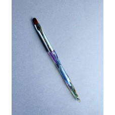 Кисть Pink House Pадужный кристалл №6 овал