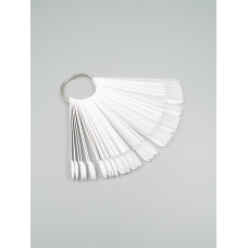 Палитра на кольце овал белая 50шт