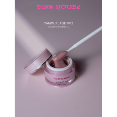 Pink House Гель для наращивания 12 (15 мл) (ЛД)