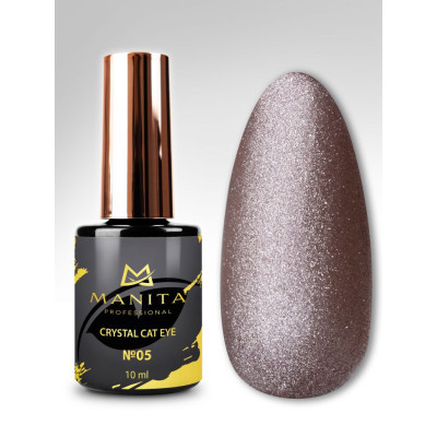  Гель лак MANITA PROFESSIONAL "CRYSTAL CAT EYE" с эффектом кошачьего глаза №05 (10 мл)