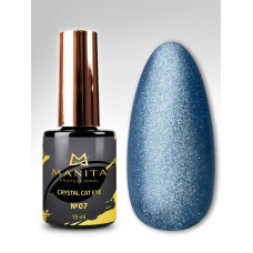  Гель лак MANITA PROFESSIONAL "CRYSTAL CAT EYE" с эффектом кошачьего глаза №07 (10 мл)