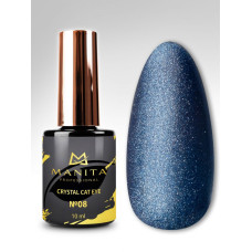  Гель лак MANITA PROFESSIONAL "CRYSTAL CAT EYE" с эффектом кошачьего глаза №08 (10 мл)