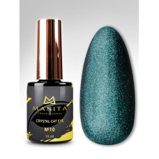  Гель лак MANITA PROFESSIONAL "CRYSTAL CAT EYE" с эффектом кошачьего глаза №10 (10 мл)