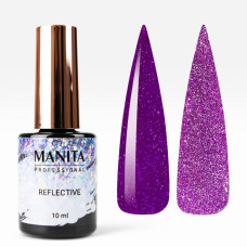  Гель лак MANITA PROFESSIONAL "REFLECTIVE" светоотражающий №18 (10 мл)