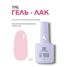 Гель-лак TNL 8 Чувств №015 - роза (10 мл.)