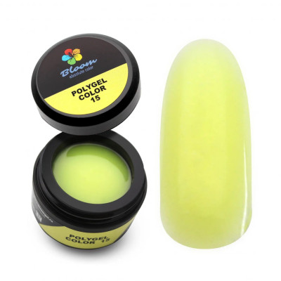 Полигель Bloom 12мл 15 неоновый зеленый Л
