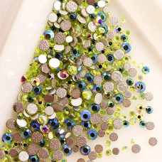 АФН, Стразы стекло "Crystal mix AB Green" в пакете, 400 шт