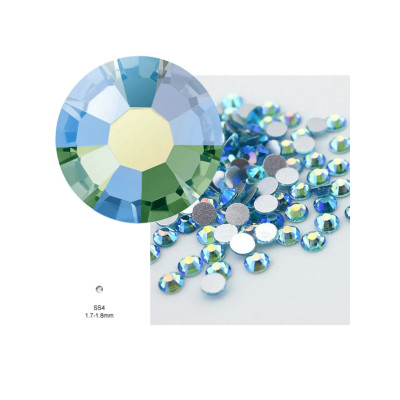 АФН, Стразы стекло SS4 AB Blue, 1440 шт