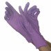 Перчатки одноразовые нитриловые сиреневые benovy M 100 шт