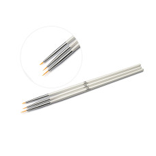 Набор кистей TNL тонкие 3шт