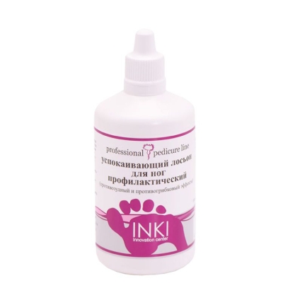 INKI Успокаивающий лосьон для ног профилактический (противозудный и противогрибковый эффекты),100 мл (Л)