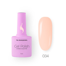 Гель-лак TNL 8 Чувств №034 - абрикосовый (10 мл.)