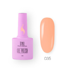 Гель-лак TNL 8 Чувств №035 - персиковый(10 мл.)