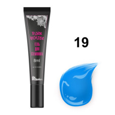 Pink House Гель для стемпинга 19 Неон голубой (тюбик)