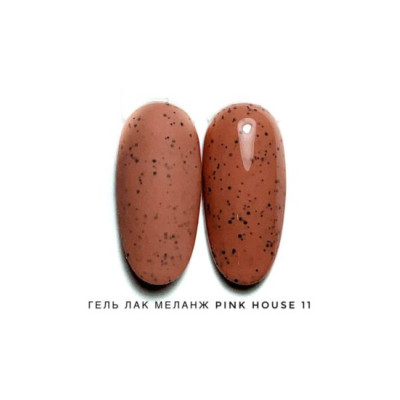 11 color гель-лак меланж pink house