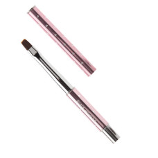 Pink House Кисть квадрат №6 со стразами (крышка)