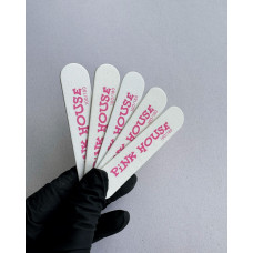 Мини-пилка КРОХА д/натур.ногтей белая pink house