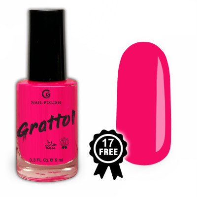 Grattol GPHF04 Color Nail Polish Mad Pinky Red