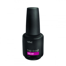 RuNail Бархатный топ для гель лака TopCoat Velvet с л/с 15мл