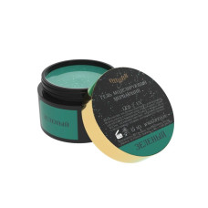  Гель ОПЦИЯ Моделирующий самовыравнивающийся мерцающий "ЗЕЛЕНЫЙ" 15 мл (арт.39204)